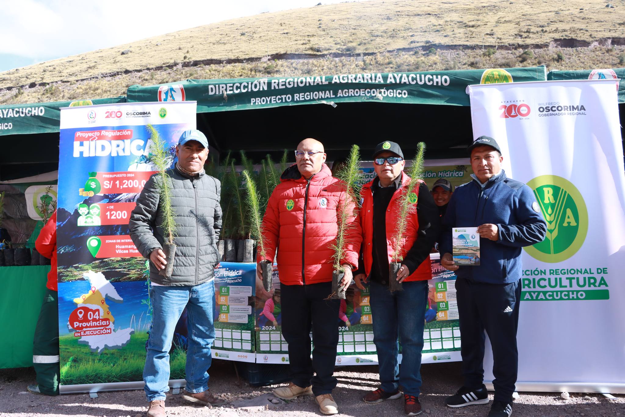 Proyectos productivos de la DRA Ayacucho presentes en Pallcca