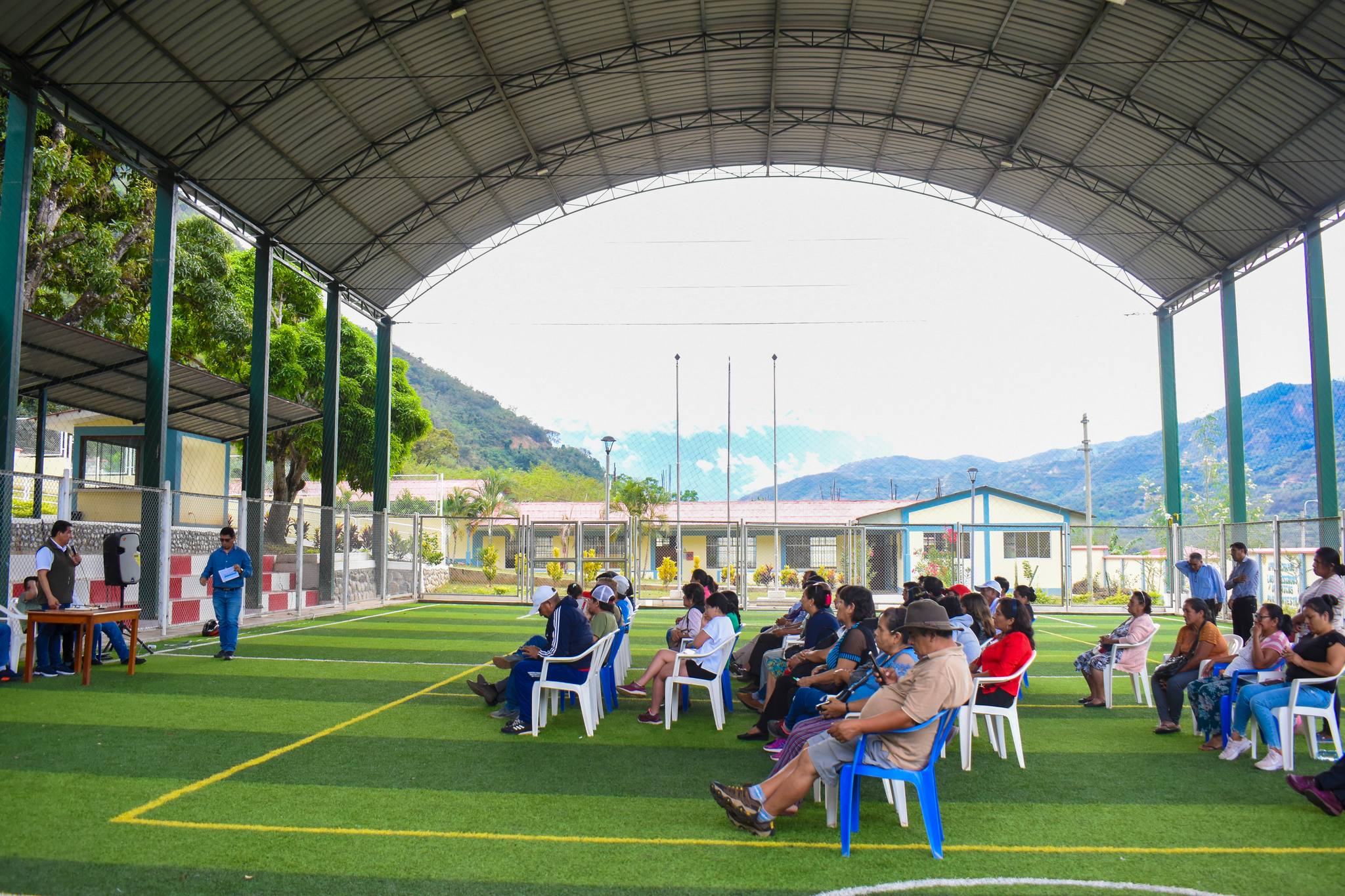 Pintobamba avanza con el proyecto de agua potable en marcha
