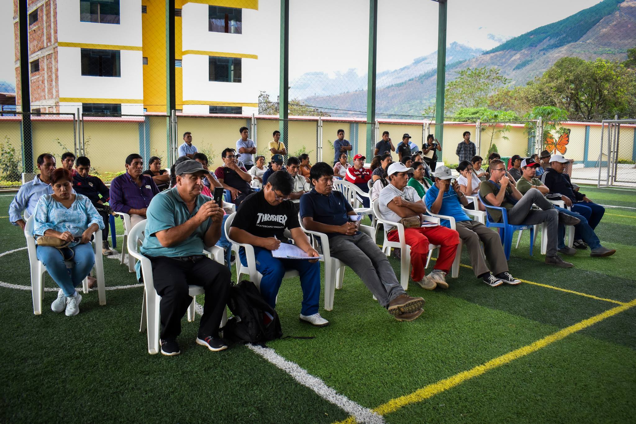 Pintobamba avanza con el proyecto de agua potable en marcha