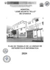 Vista preliminar de documento PLAN DE TRABAJO DE LA UNIDAD DE ESTADISTICA E INFORMATICA
