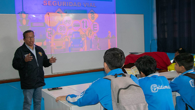 Charlas de capacitación y concientización sobre una temática indispensable para una ciudad como es la educación vial.