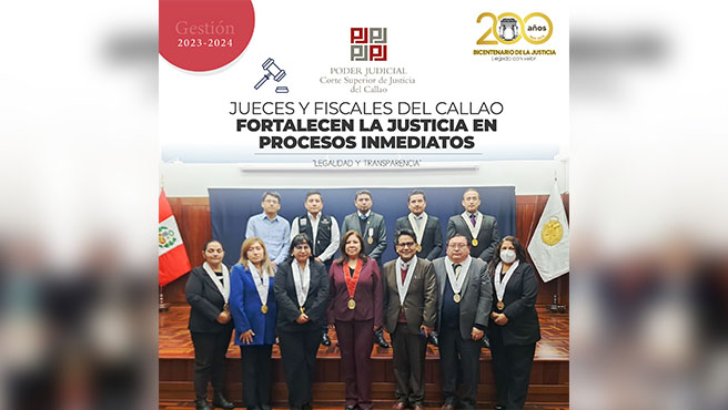 Jueces de Flagrancia y Fiscales de Tránsito del Callao articulan acciones para fortalecer la justicia en procesos inmediatos