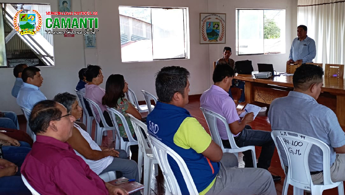 Capacitación sobre el Sistema Nacional de Control para el Personal Técnico y Administrativo de la Municipalidad Distrital de Camanti