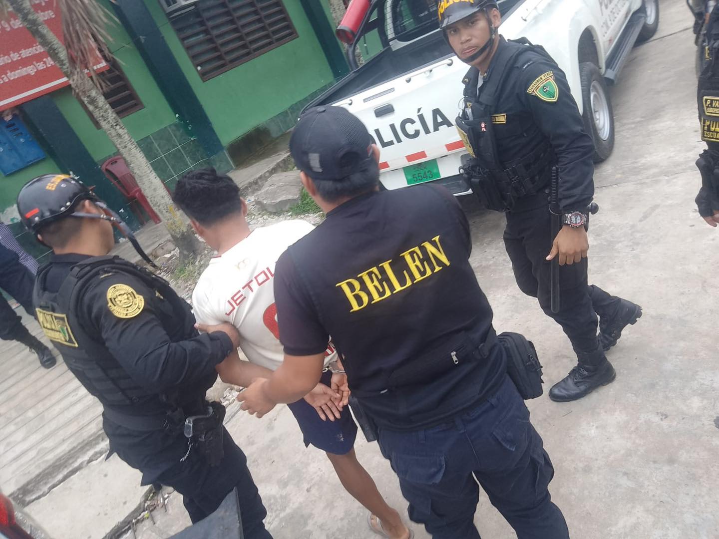 Serenazgo de belén y escuadrón verde capturaron a sujeto, presuntamente intento violar a una señorita con habilidades especiales