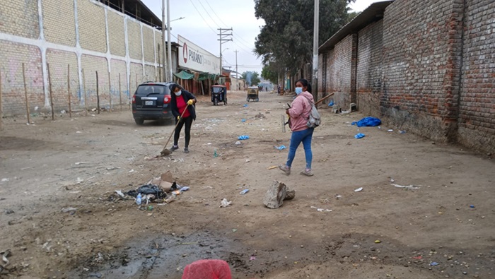 Jornada de limpieza en Zona Industrial