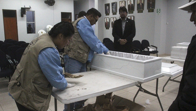 Ayacucho: Fiscalía de Derechos Humanos restituye los restos de dos víctimas de época de violencia