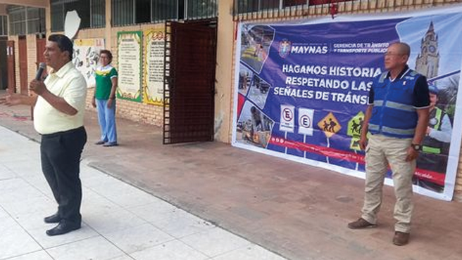 “Plan Escolar de Educación Vial” se ejecuta de manera permanente