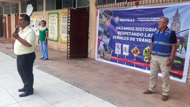 “Plan Escolar de Educación Vial” se ejecuta de manera permanente