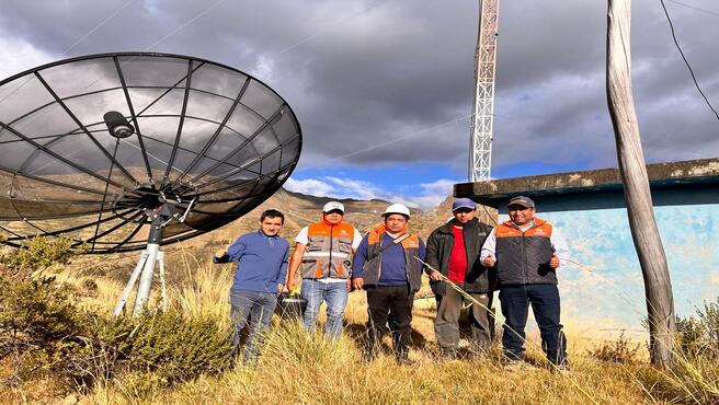 Estación CPACC de la localidad Quishuar contará con señal de televisión 