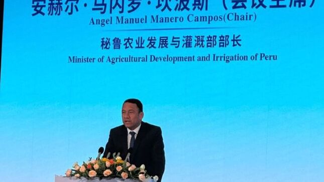  Ministro Angel Manero:  China debe abrir su mercado a la nueva oferta peruana