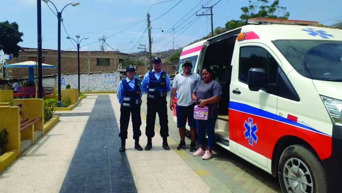 Foto Ambulancia municipal atendió emergencias