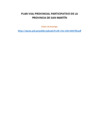 Vista preliminar de documento Plan Vial Provincial Participativo 2024-2028 (Enlace de descarga)