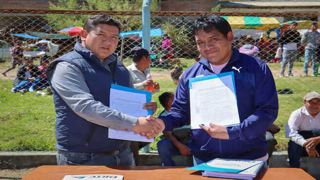 Convenio entre DRTC y municipalidad de Marcará 