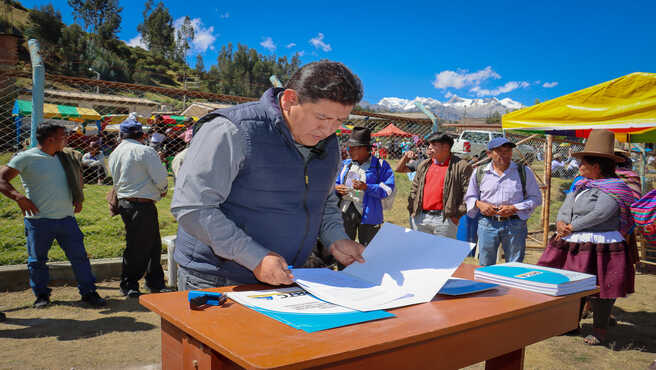 Convenio entre DRTC y municipalidad de Marcará