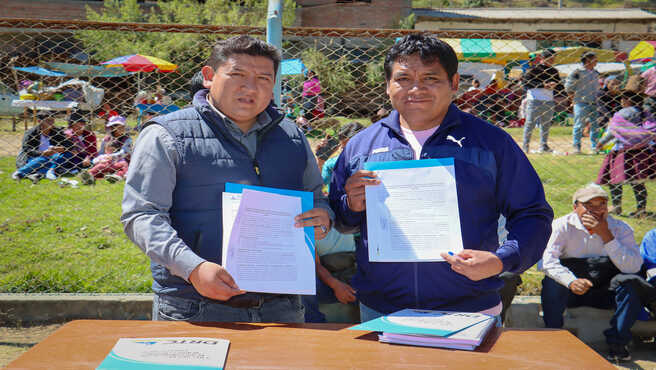 Convenio entre DRTC y municipalidad de Marcará
