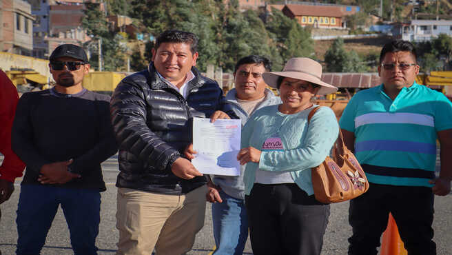 Comunidad campesina de Ecash recibió kits de herramientas por parte de la DRTC