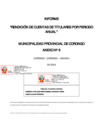 Vista preliminar de documento Informe de Rendición de Cuentas de Titulares, correspondiente a la Municipalidad Provincial de Corongo
