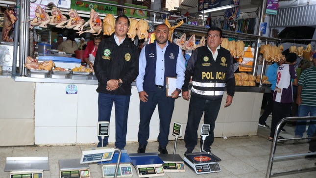 Municipalidad de Trujillo decomisa balanzas adulteradas en operativo de control