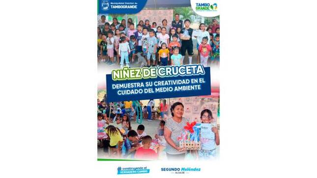 Niñes de Cruceta demuestra su creatividad en el cuidado del medio ambiente
