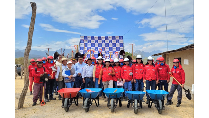 Municipalidad de Tambogrande apertura programa Llamkasun Perú en C.P de Tejedores