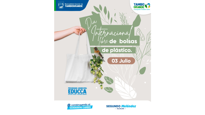 DÍA INTERNACIONAL LIBRE DE BOLSAS DE PLÁSTICO.