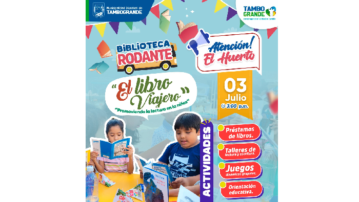 Biblioteca rodante "El libro viajero"