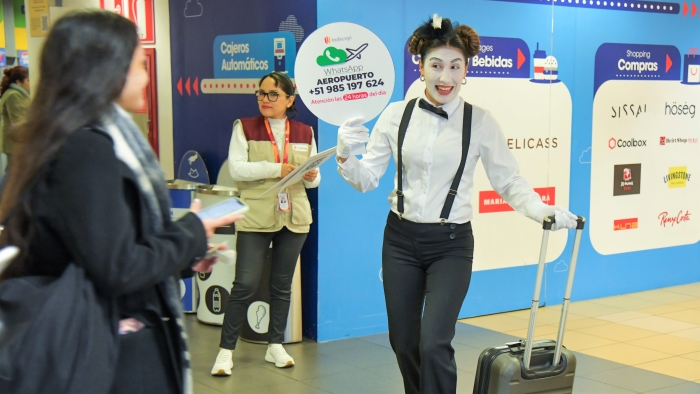 El Indecopi promueve campaña informativa lúdica en el aeropuerto internacional Jorge Chávez para que viajeros conozcan sus derechos