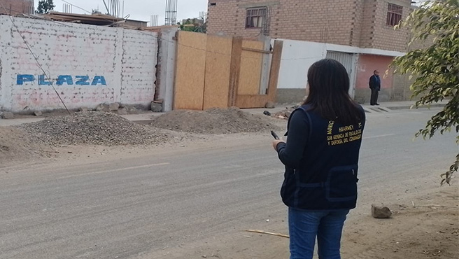 Municipalidad Provincial de Huarmey, continúa con la fiscalización de las edificaciones y/o construcciones en la ciudad.