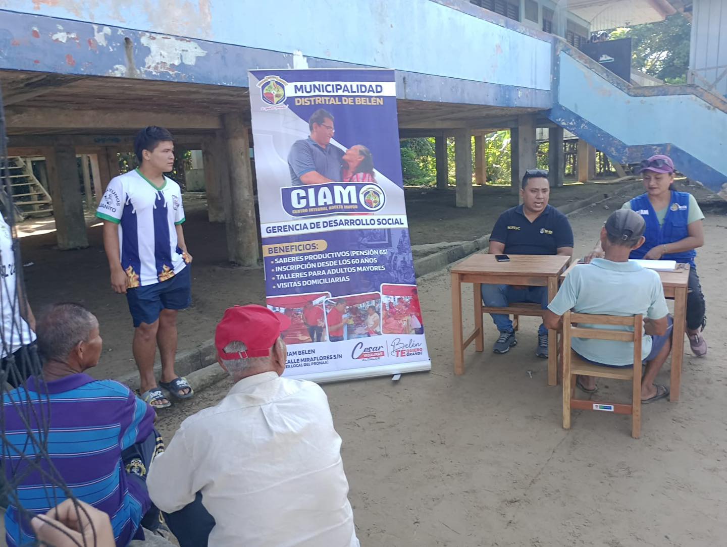 Gran éxito se desarrolló la campaña de DNI gratuito en el Caserío Isla Iquitos