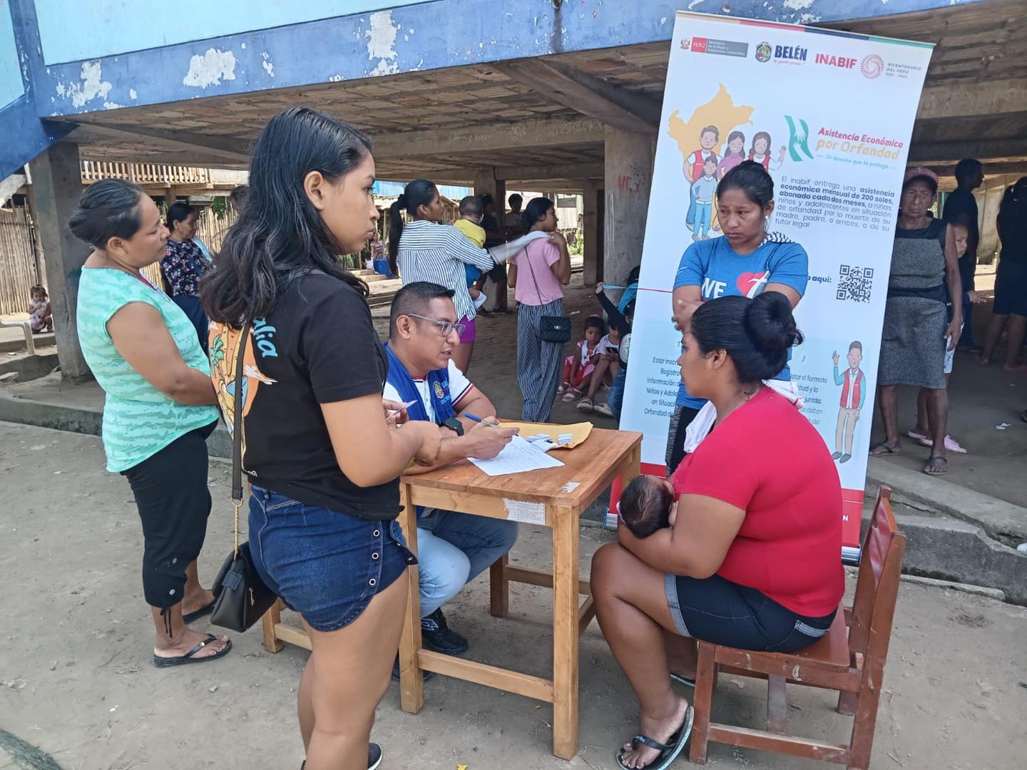 Gran éxito se desarrolló la campaña de DNI gratuito en el Caserío Isla Iquitos