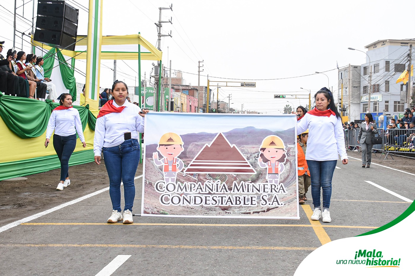 Desfile Cívico Escolar en Honor a Nuestro Santo Patrón San Pedro de Mala - Nivel Inicial y Pronoei