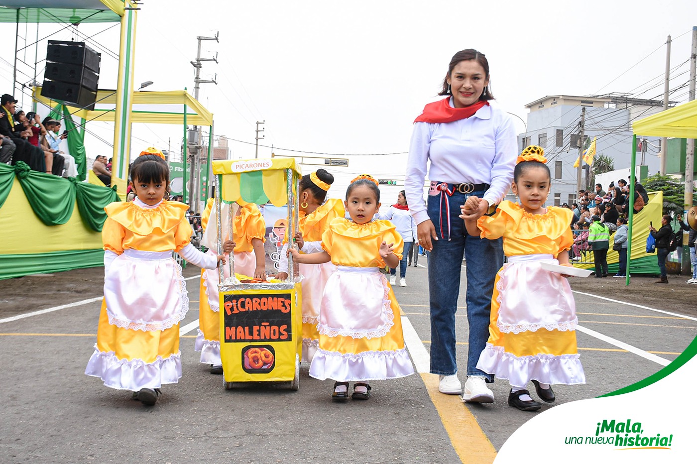Desfile Cívico Escolar en Honor a Nuestro Santo Patrón San Pedro de Mala - Nivel Inicial y Pronoei