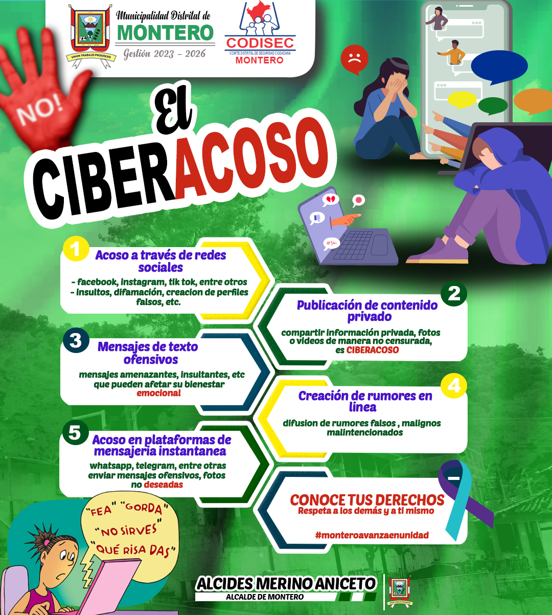 Violencia sexual en redes sociales - CODISEC Montero