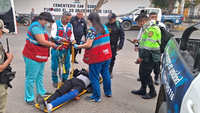 Herido rescatado