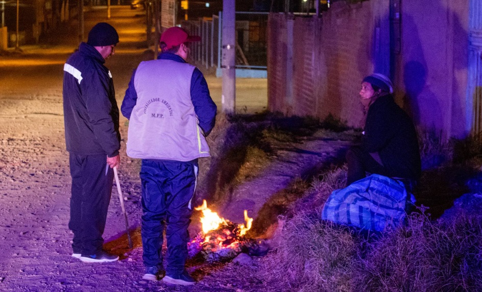 Se realizaron la verificación de fogatas clandestinas por la noche de San Juan
