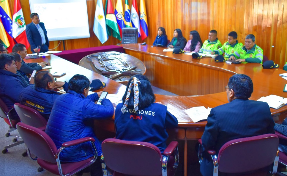 Comité provincial de seguridad ciudadana Puno e instituciones involucradas afianzan esfuerzos que mejorarán la seguridad de los puneños