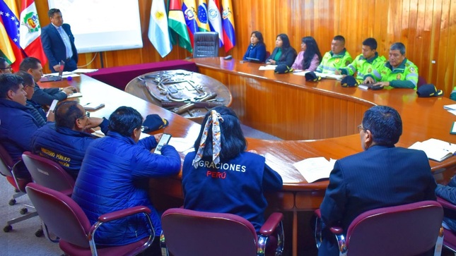 Comité provincial de seguridad ciudadana Puno e instituciones involucradas afianzan esfuerzos que mejorarán la seguridad de los puneños