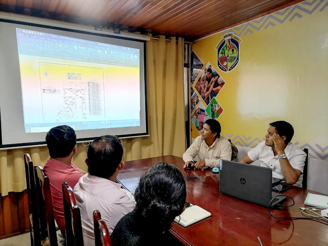 reunión con la alta dirección municipal con el objetivo de levantar observaciones de los proyectos anexados al banco de proyectos