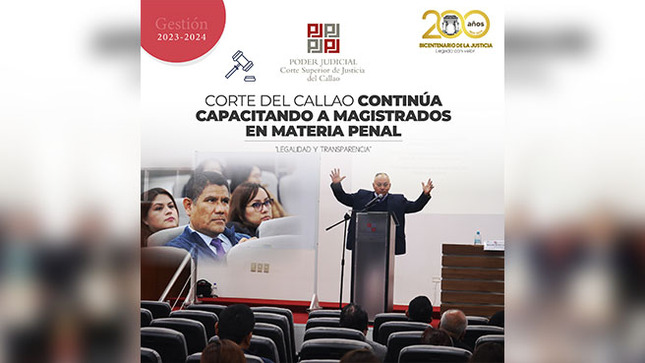 Corte Superior de Justicia del Callao organizó conferencia magistral sobre la Prueba Electrónica