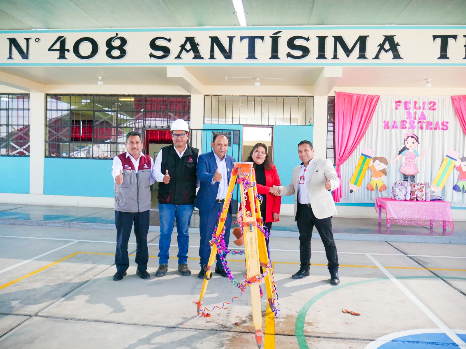 Hoy entregamos aulas renovadas en I.E.I. Santísima Trinidad en Ciudad Nueva