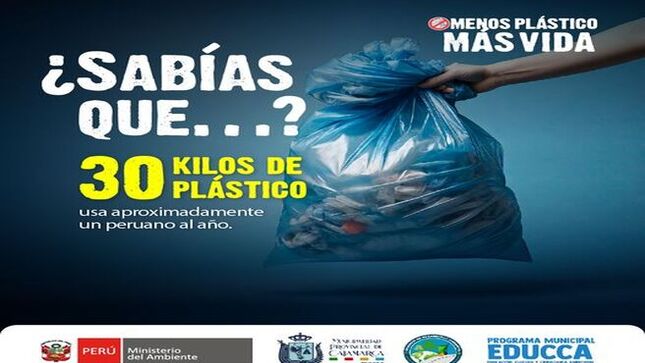 🟢¿𝐒abías 𝐪ue? 𝟑𝟎 𝐤ilos 𝐝e 𝐩𝐥𝐚́𝐬𝐭𝐢𝐜𝐨  𝐮𝐬𝐚 𝐮𝐧 𝐩𝐞𝐫𝐮𝐚𝐧𝐨 𝐚𝐥 𝐚𝐧̃𝐨‧