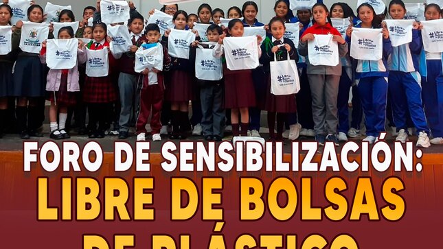 Foro de sensibilización libre de bolsas de plástico