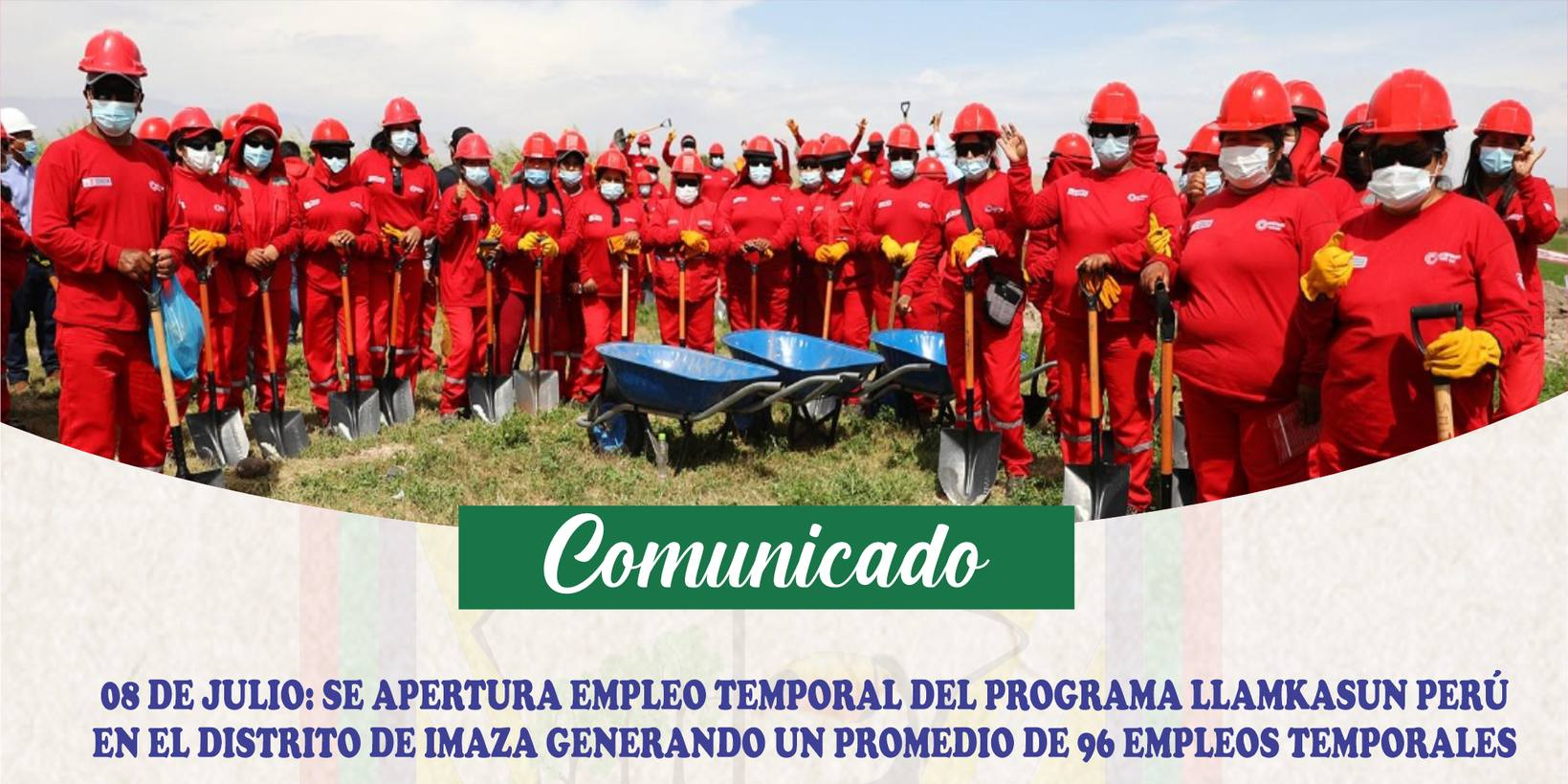 COMUNICADO DE TRABAJO