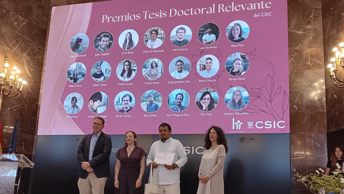 Consejo Superior de Investigaciones Científicas de España galardona a investigador peruano por su tesis doctoral