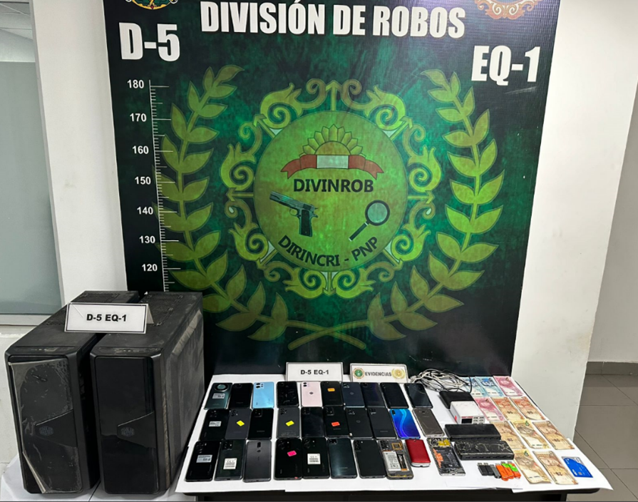 Celulares decomisados