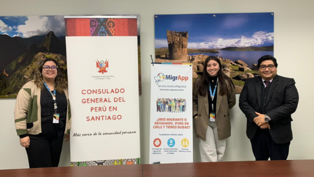 Consulado General del Perú en Santiago organiza jornadas de orientación migratoria para la comunidad peruana 