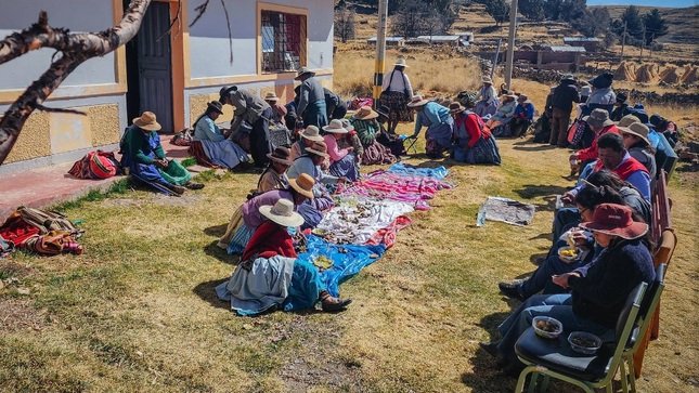 Huerta Huaraya revive la huatiada con apoyo del centro integral de atención al adulto mayor