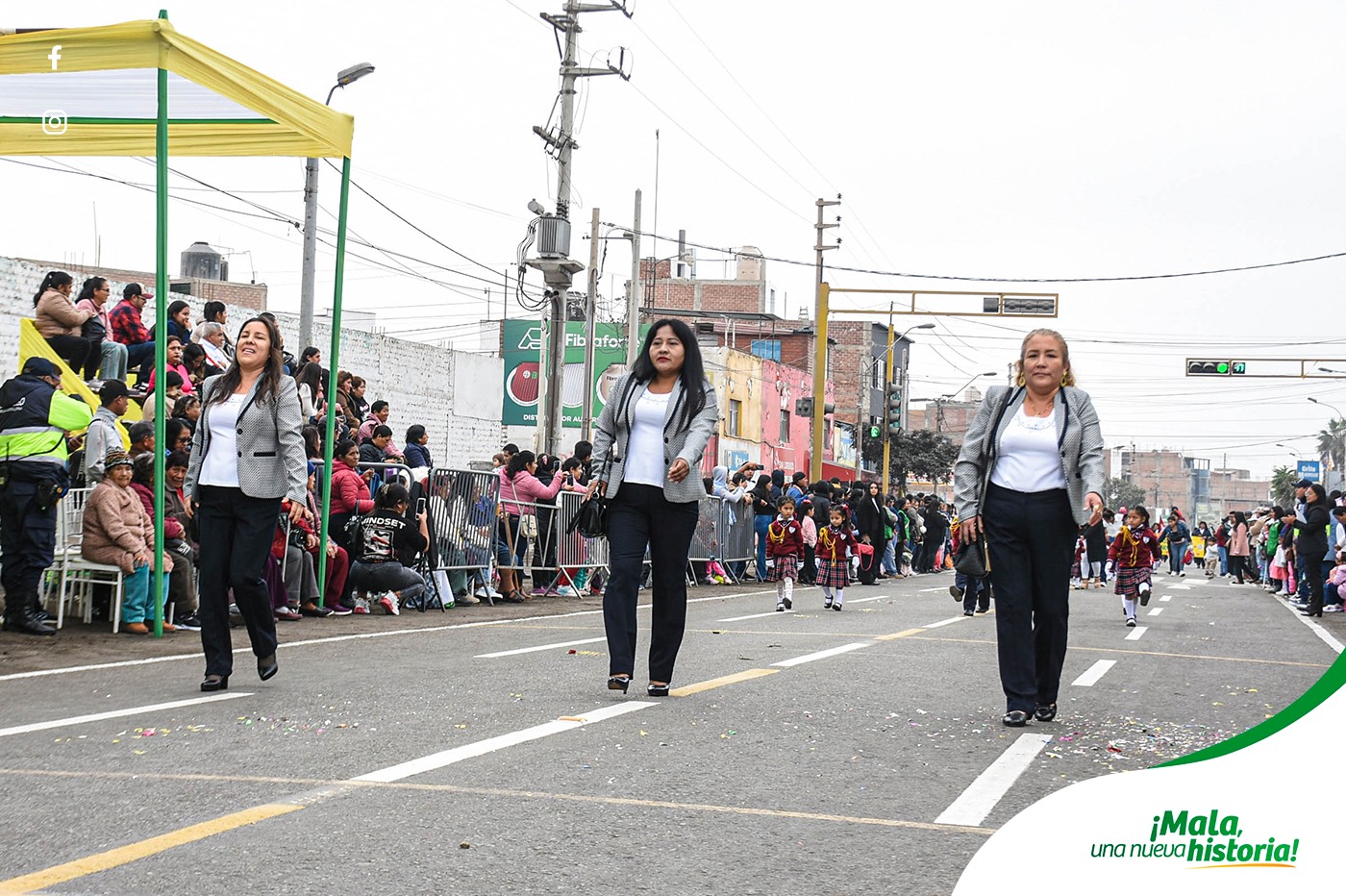 Desfile Cívico Escolar en Honor a Nuestro Santo Patrón San Pedro de Mala - Nivel Inicial y Pronoei