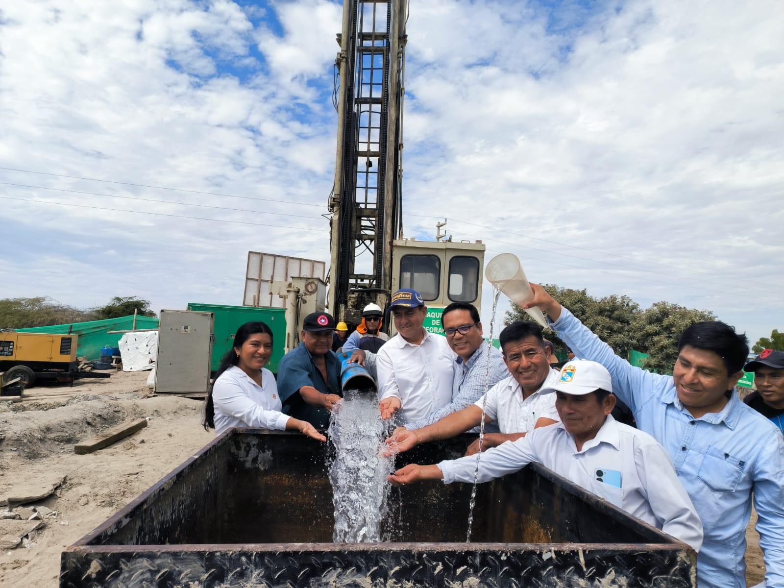 Más de 13 mil pobladores de Cura Mori tendrán agua de pozo tubular tras 16 años de espera