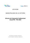 Vista preliminar de documento Informe de Evaluación Institucional Anual PEI - POI 2023 18.06.2024